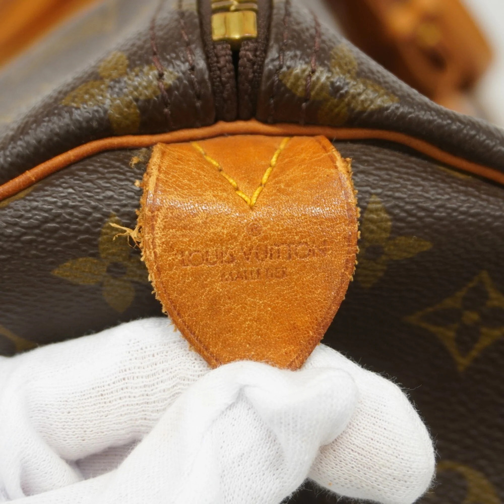 LOUIS VUITTON Brown Monogram Keepall 60 Boston Bag - Picture 5 of 13